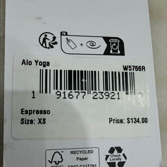 ALO Yoga Women's Chocolate High-Waist Leggings - Picture 13 of 13